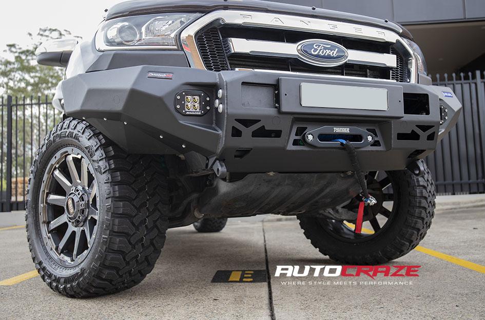FORD RANGER GD05 MATTE BLACK MILLED ACCENTS